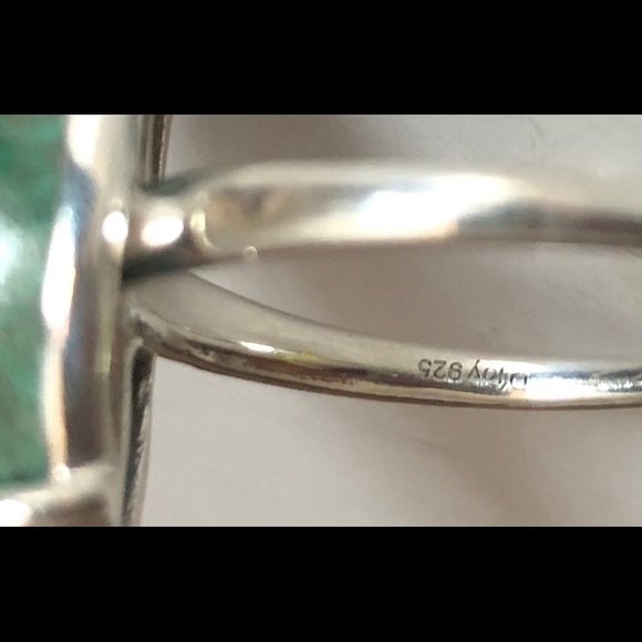 Genuine Aurora Azurite Solitaire - Picture 3 of 3